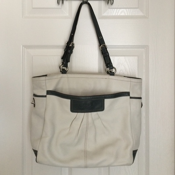 Authentic Coach Leather Tote