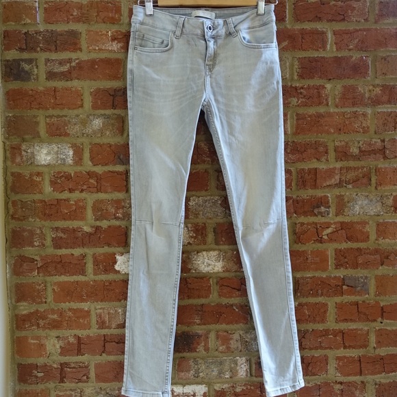 Zara grey denim jeans