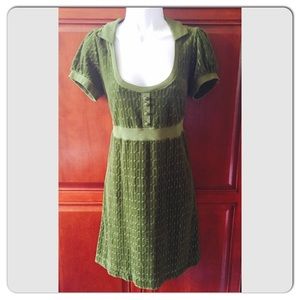 Juicy Couture Green Velour Dress
