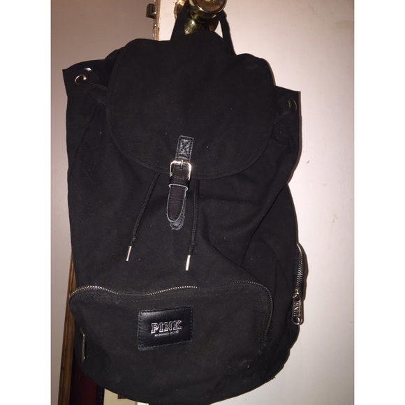 PINK black back pack
