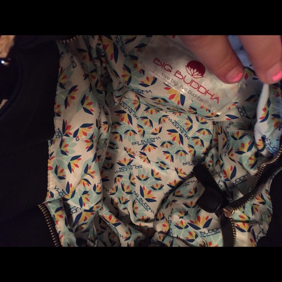 SOLD Big Bhudda black shoulder bag - Picture 4 of 4