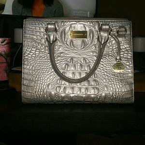 Authentic Silver Brahmin Purse