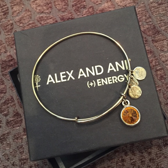 Alex and Ani November birthstone bracelet