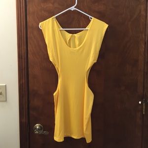 Yellow party dress