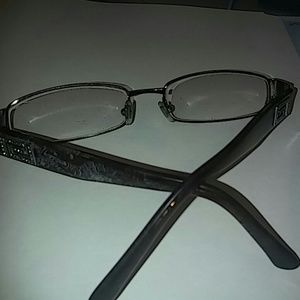 Versace eye glasses bronze color rhinestone