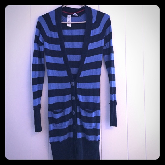 Long Striped Sweater