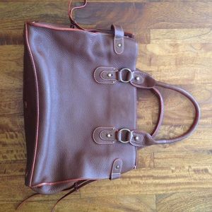 j.crew collection leather bag