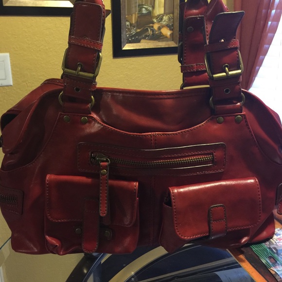 Aldo red hand bag.
