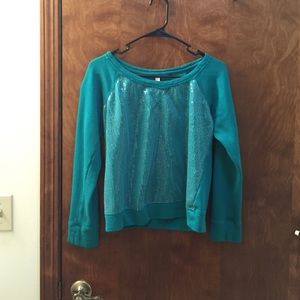 Turquoise sweater
