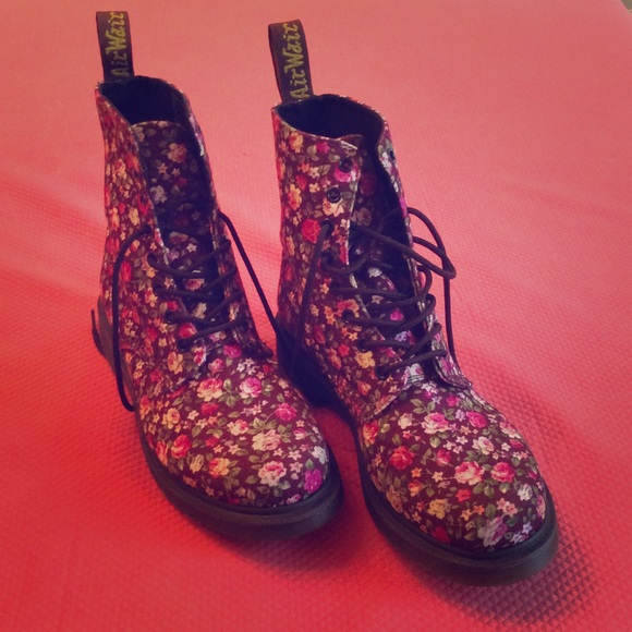 Floral Doc Martens