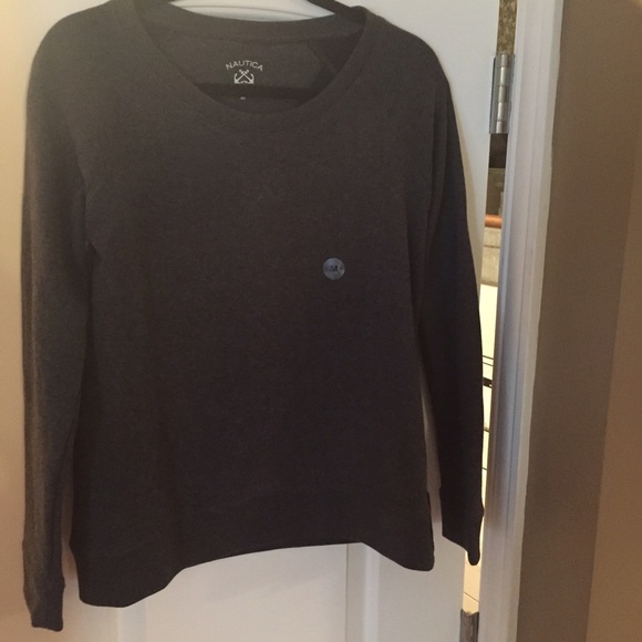 Nautica active heather grey sweater