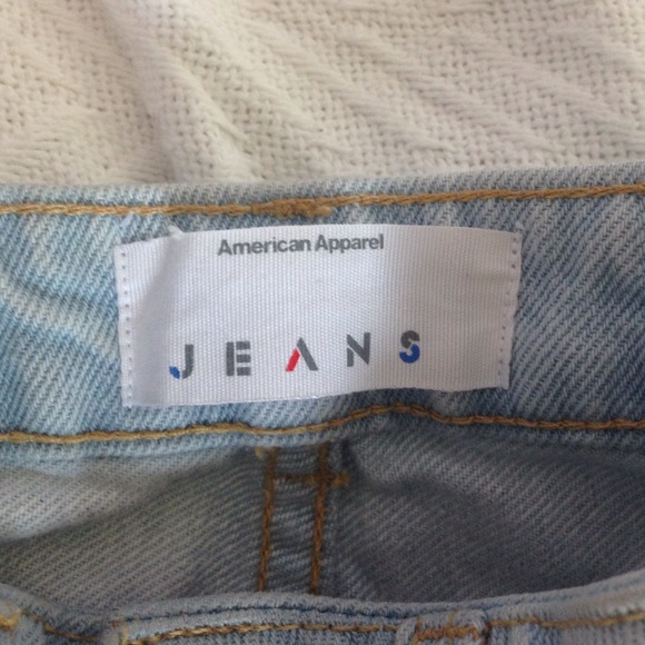 🚫HOLD🚫AMERICAN APPAREL HIGH WAISTED DENIM SKIRT - Picture 3 of 4