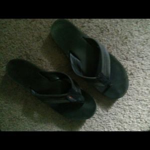 rainbow flip flops