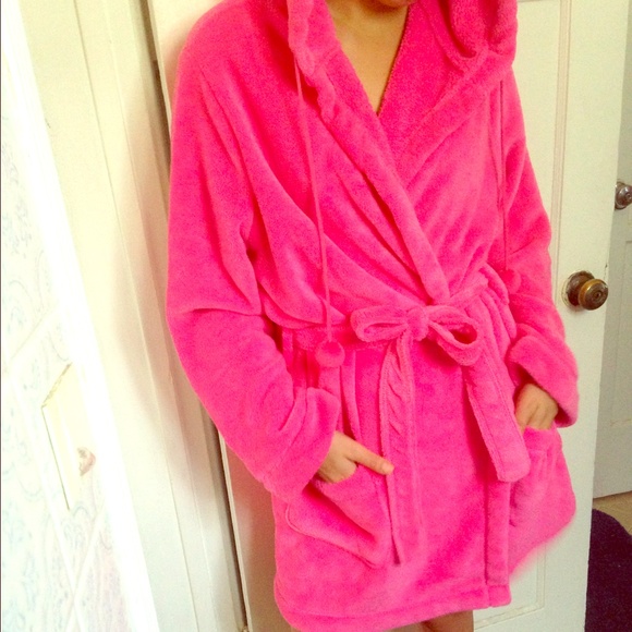 Pretty in pink robe