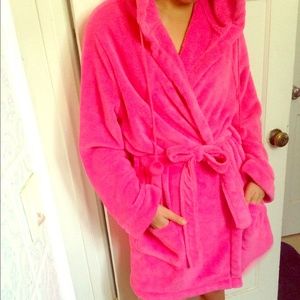 Pretty in pink robe