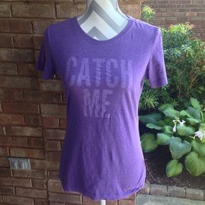 Large Nike Running Tee "Catch Me If You Can"