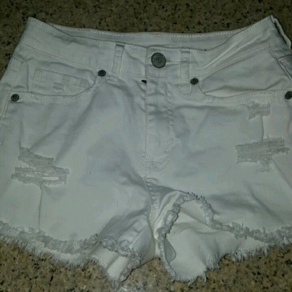 High rise shorty shorts