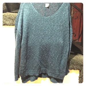 Teal sweater