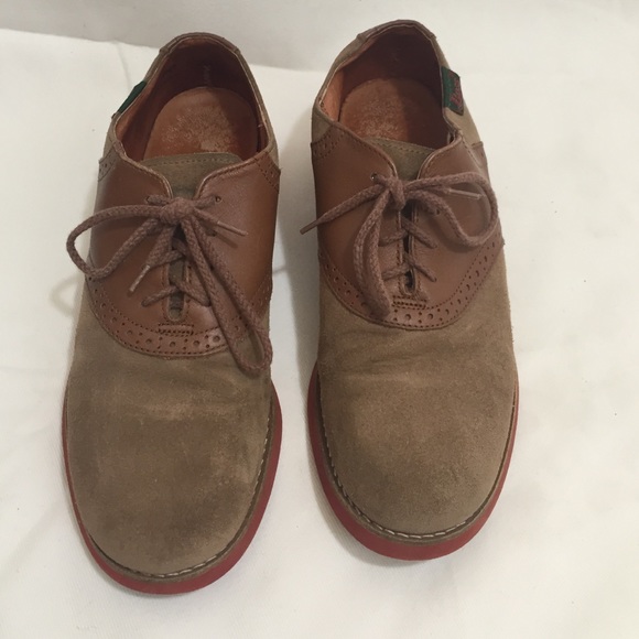Bass Brown Suede Saddle Shoes
