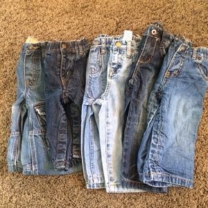 Baby and toddler denim wear.  From 6 to 18 mo.