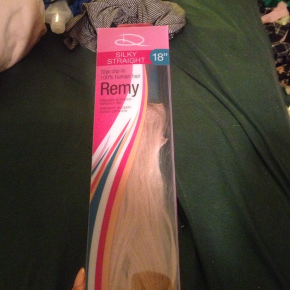 Clip in hair extensions