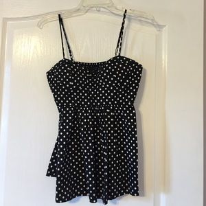 HOLIDAY SALE Polka dot peplum top
