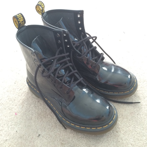 Patent leather dr. martens