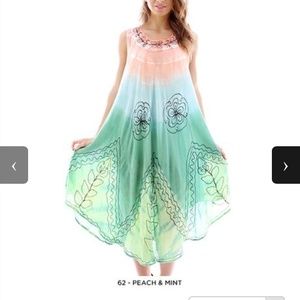 Tie Dye Bohemian Vintage Dress