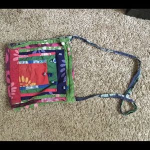 Pretty colorful patterned cross body