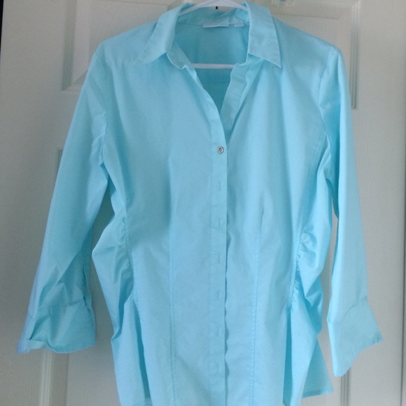 Blue business shirt