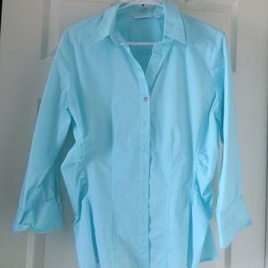 Blue business shirt