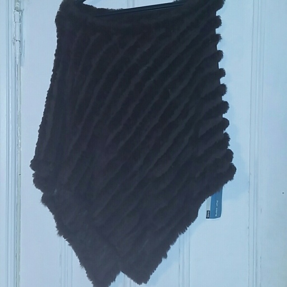 Wilson Leather Fur Poncho