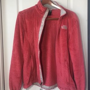 Pink North Face Fleece Jacket