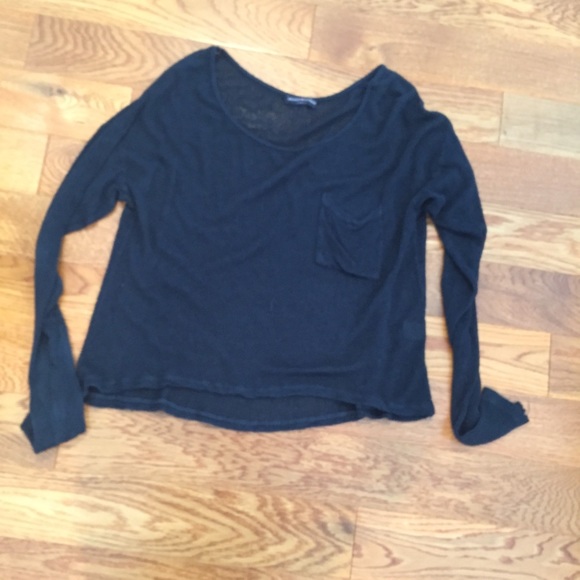 Brandy Melville navy blue knit sweater