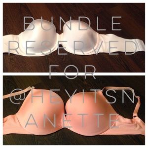 Two bras reserved for @heyitsnanette