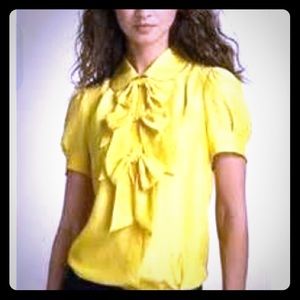 Juicy Couture yellow blouse