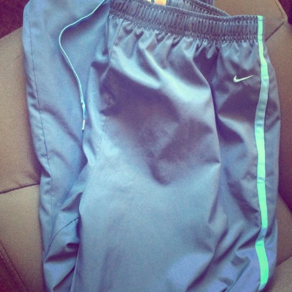 Tiffany blue nike track pants