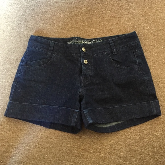 Express jean shorts