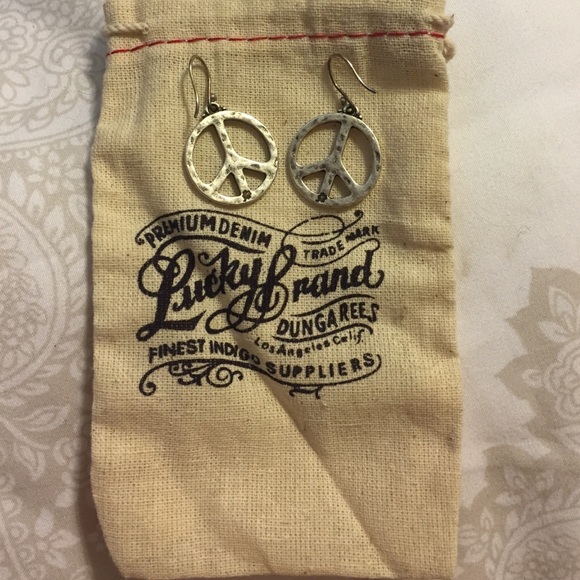Peace earrings