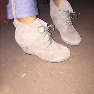 Suede booties