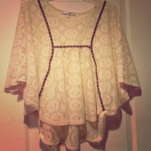 Beautiful see through lacy top