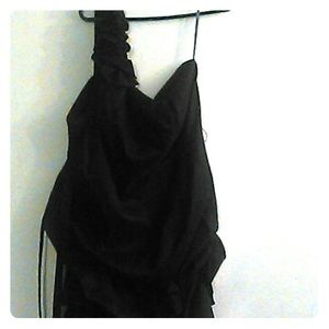 Black cocktail dress