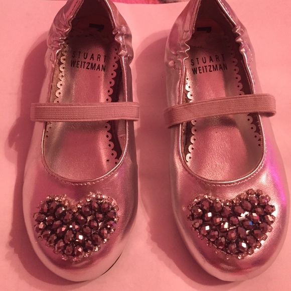 Kids Stuart silver shoes! - Picture 1 of 3