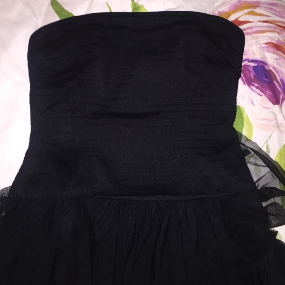 Bcbg Maxazria black ruffled dress