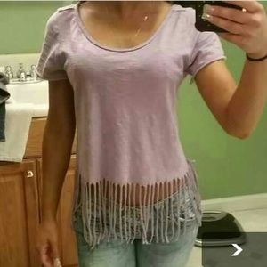 Small lilac crop top