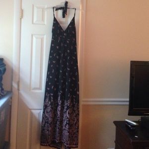 Halter maxi dress