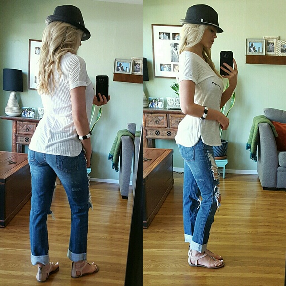 RESERVED Coffee WiFi Ribbed Tee - Picture 2 of 3