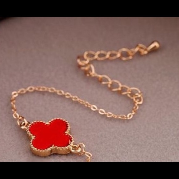 Four leaf clover bracelet - Picture 2 of 2