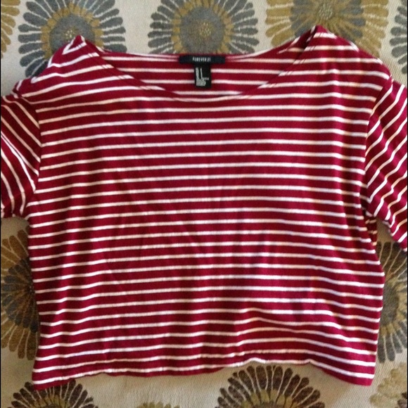 F21 striped shirt
