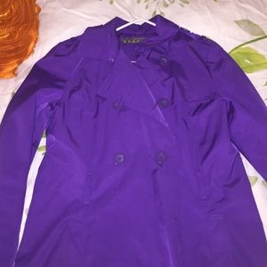 Purple kenneth cole raincoat!!